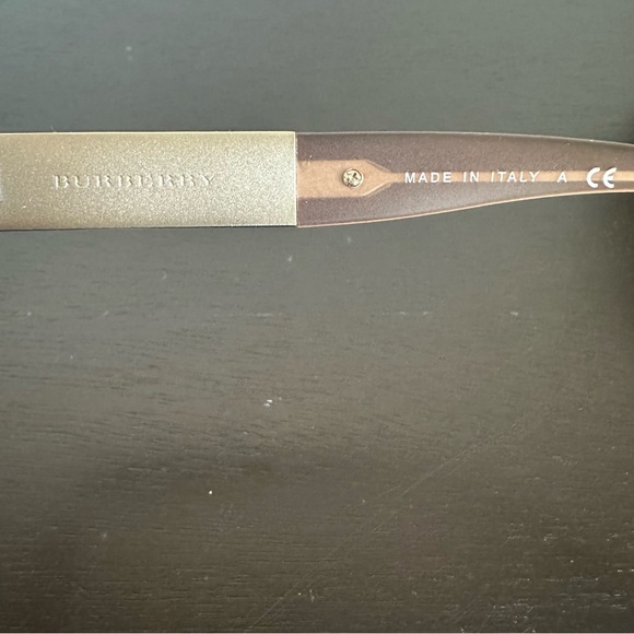 Burberry Sunglasses Matte Bronze Frame Brown Lenses with Case and Box Authentic - Picture 5 of 10